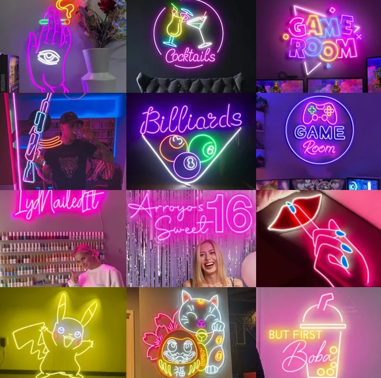 Installazione insegne LED